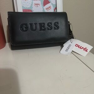 GUESS Black Leather Wallet